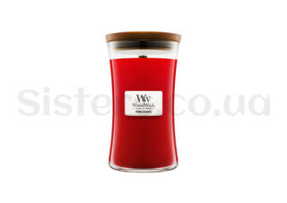 Ароматическая свеча с ароматом граната и смородины WOODWICK Pomegranate 609 г - Фото