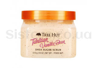 Скраб для тіла з ароматом ванілі TREE HUT Tahitian Vanilla Bean Shea Sugar Scrub 510 г - Фото