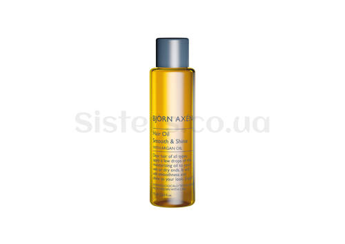 Аргановое масло для разглаживания и блеска волос BJORN AXEN Hair Oil Smooth & Shine 75 мл - Фото