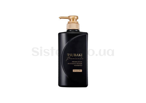 Восстанавливающий шампунь TSUBAKI Premium EX Intensive Repair Shampoo 490 мл - Фото