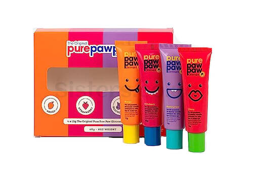 Набор бальзамов для губ PURE PAW PAW Ointment Set 4 x 15 г - Фото