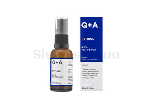 Сыворотка с ретинолом Q+A Retinol 0.2% Serum 30 мл - Фото