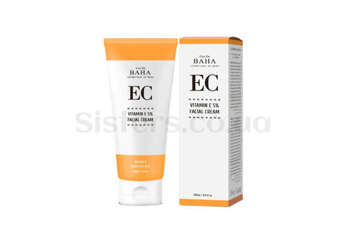 Крем для обличчя з вітаміном Е COS DE BAHA Vitamin E 5% Facial Cream 120 мл - Фото