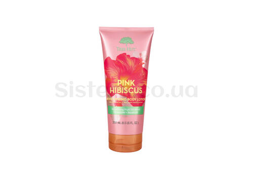 Лосьйон для тіла з ароматом гібіскусу TREE HUT Pink Hibiscus Hydrating Body Lotion 251 мл - Фото