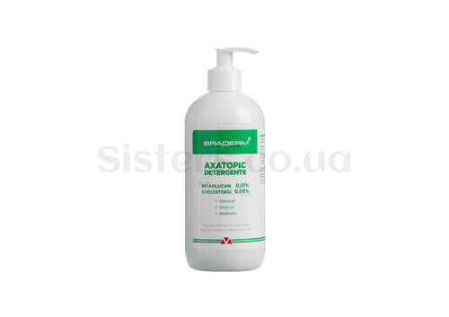 Гель для очищення атопічної шкіри BRADERM Axatopic Detergent 500 мл - Фото