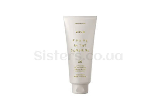 Сонцезахисний крем для тіла V.SUN sun cream body SPF 30 Perfume Free 200 мл - Фото