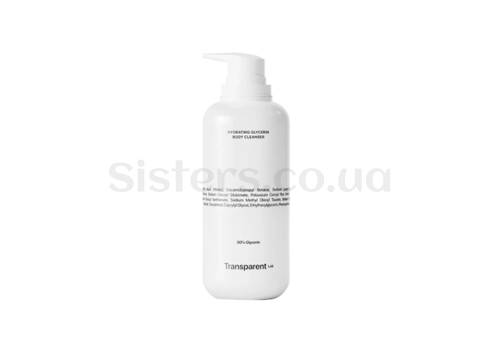 Зволожуючий гель для очищення тіла з гліцерином TRANSPARENT-LAB Hydrating Glycerin Body Cleanser 400 мл - Фото
