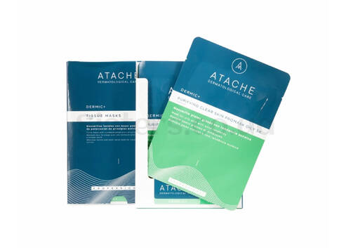 Очищуюча маска для шкіри схильної до акне ATACHE Purifying Clear Skin Promask Oily Sk 1 шт - Фото