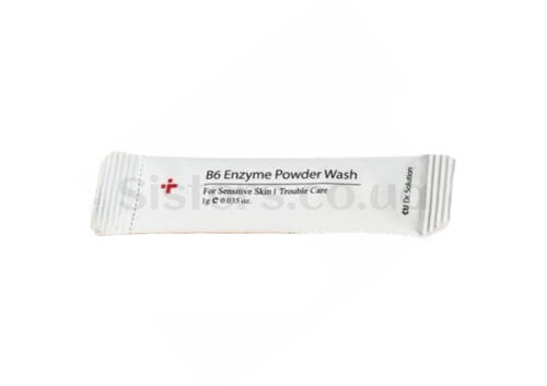  Ензимна пудра у формі стіку-саше з піридоксином та каламіном CU SKIN Dr.Solution B6 Enzyme Powder Wash Sachet 1шт*1г - Фото