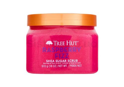 Скраб для тіла з ароматом малини TREE HUT Raspberry Fizz Sugar Scrub 510 г - Фото