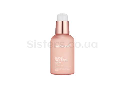 Зволожувальна сироватка з колагеном та гіалуроновою кислотою MEDICUBE Triple Collagen Serum 55 мл - Фото