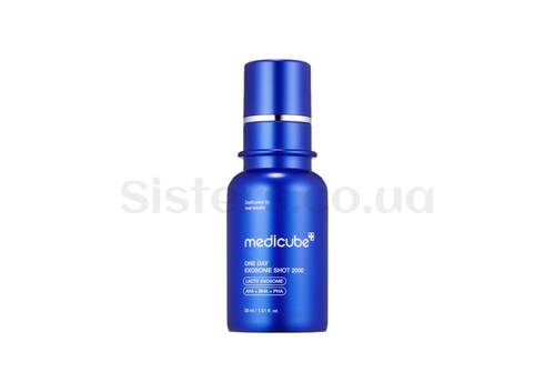 Сироватка з екзосомами та спікулами для звуження пор MEDICUBE One Day Exosome Shot Pore Ampoule 2000 30 мл - Фото