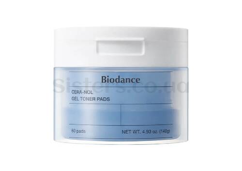 Увлажняющие гелевые тонер-пэды для лица с керамидами BIODANCE Cera-nol Gel Toner Pads 60 шт - Фото