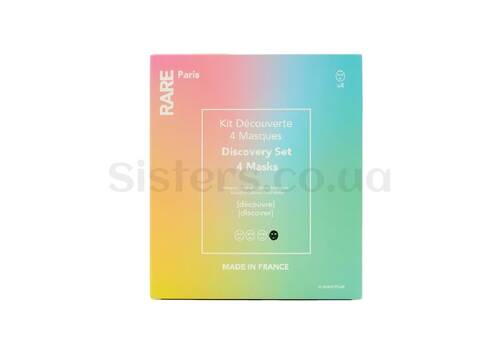 Набор из четырех масок для лица RARE PARIS Box of 4 Face Mask - Фото