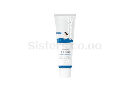 Солнцезащитный крем с березовым соком ROUND LAB Birch Juice Moisturizing Sunscreen 50 мл - Фото