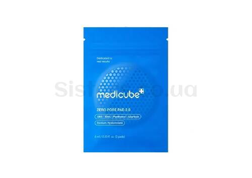 Пілінг-пади для очищення та звуження пор MEDICUBE Zero Pore Pad 2.0 2 шт - Фото