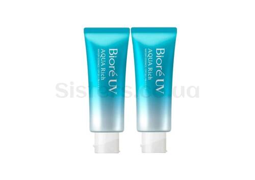 Набор солнцезащитных эссенций BIORE UV Aqua Rich Watery Essence SPF50+ PA++++ - Фото