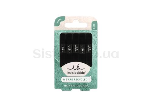Набір резинок для волосся INVISIBOBBLE Hair Tie Black 5 шт - Фото