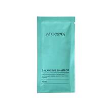 Шампунь безсульфатний WHOCARES Balancing Shampoo 10 мл - Фото