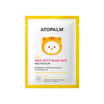 Маска тканинна розгладжуюча для дітей ATOPALM Wild Kitty Mask Pack Kids 15 г - Фото