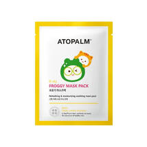 Маска тканинна заспокійлива для дітей ATOPALM Kids Froggy Mask 15 г - Фото